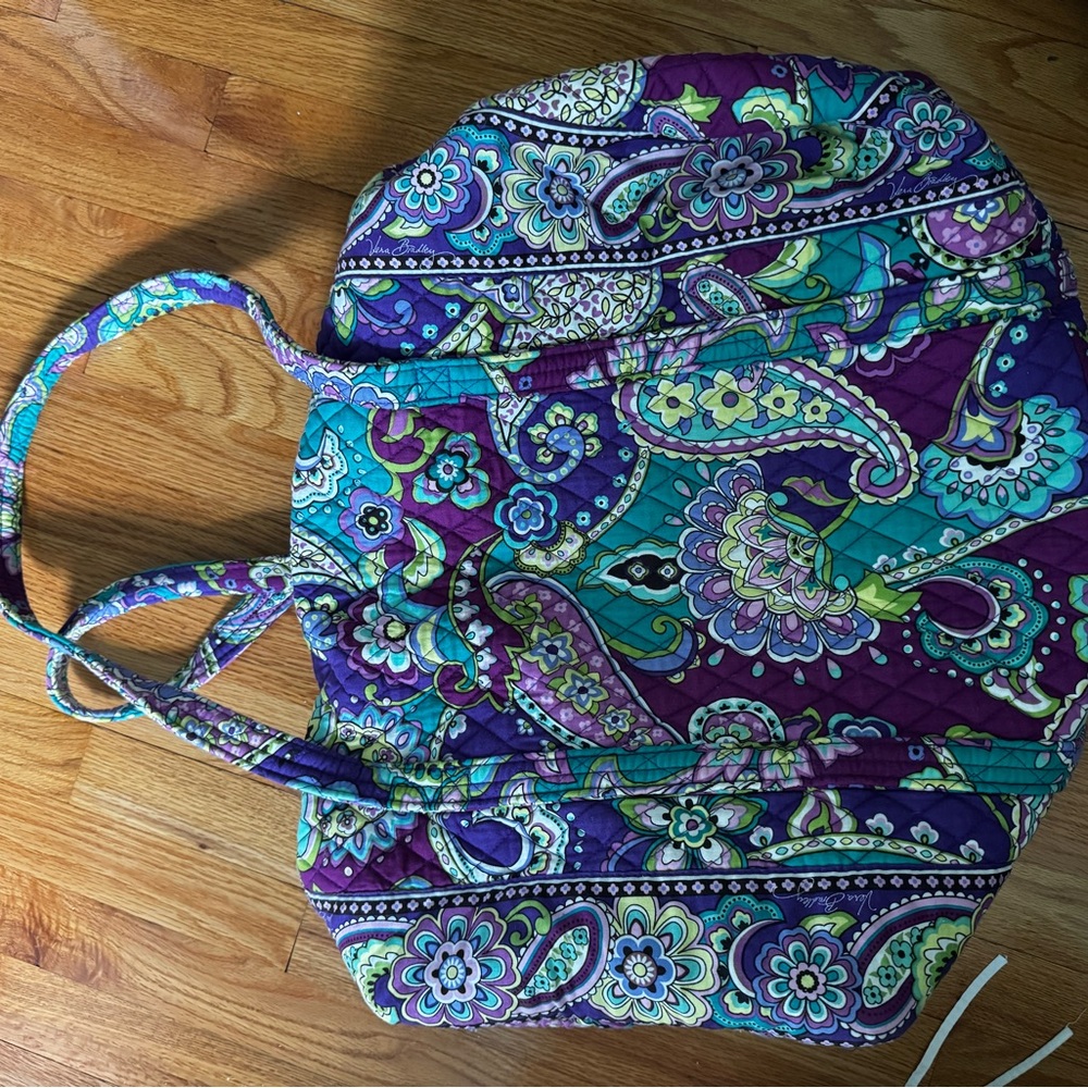 Vibrant Paisley Vera Bradley Travel Bag